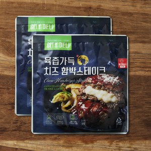 시티델리 육즙가득 치즈함박스테이크 2개입, 300g, 1개