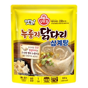 오뚜기 옛날 누룽지 닭다리 삼계탕, 1개, 500g