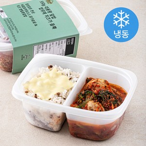 정성담은한상 바질토마토소스 닭가슴살 치즈 렌틸콩 덮밥 (냉동), 550g, 1개