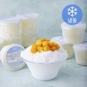 흥국에프엔비 스노우빙 밀크 (냉동), 300g, 12개