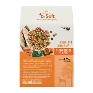 닥터소프트 노련견용 치킨 장건강 소프트사료, 닭, 1.2kg, 1개