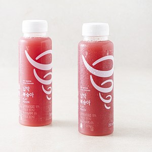 잠바주스 납작복숭아, 2개, 250ml