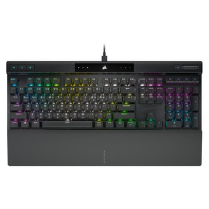 커세어 K70 RGB PRO 게이밍 기계식 유선 일반형 키보드, BLACK, CH-9109411-KR2, 청축