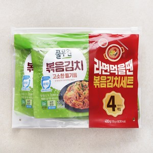 풀무원 볶음김치 4개입, 400g, 1개