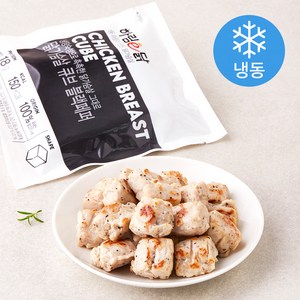 하림e닭 닭가슴살 큐브 블랙페퍼 (냉동), 100g, 1개