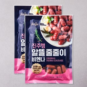 진주햄 알뜰 줄줄이 비엔나, 275g, 2개