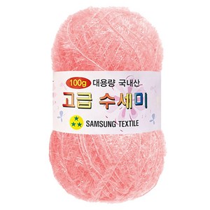 yarna 대용량 고급 수세미 100g, 147 소프트핑크, 1개