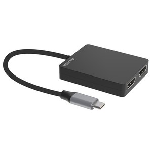 넥스트유 USB C to HDMI 4K 듀얼 모니터 컨버터 젠더, 2294TCH-DUAL