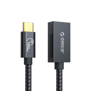 오리코 USB C to A타입 케이블 연장선 USB3.1 Gen2 10Gbps CAF31-03, 1개, 30cm