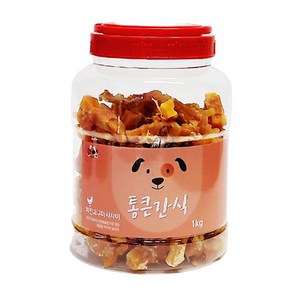 통큰간식 치킨고구마사사미 1kg, 1개, 닭고기 + 고구마 혼합맛