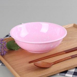 레트로 분식그릇 떡볶이 팝 짬뽕그릇, PINK, 4개