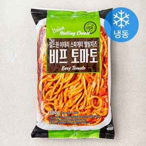 밀스원 이태리 스파게티 멜팅치즈 비프 토마토 (냉동), 380g, 1개