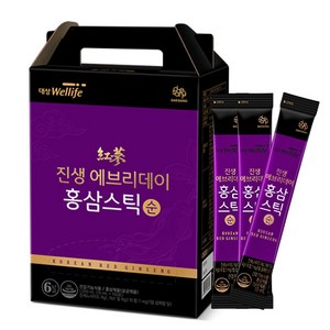 대상웰라이프 진생 에브리데이 홍삼스틱 순 10ml x 100p, 1L, 1박스