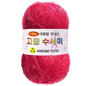 yana 대용량 고급 수세미 100g, 스트로베리, 1개