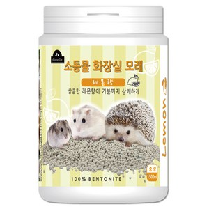 구딘 소동물 화장실 모래 레몬향, 1.5L, 1개