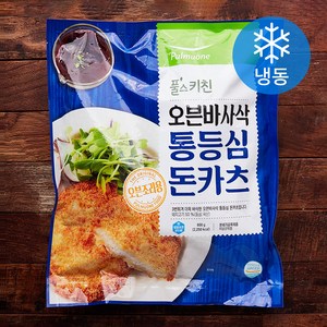 풀스키친 오븐 바사삭 통등심 돈카츠 10개입 (냉동), 600g, 1개