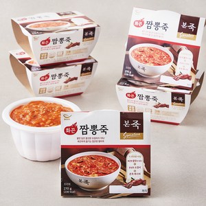 본죽 화끈 짬뽕죽, 270g, 6개