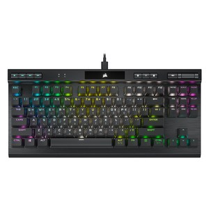 커세어 K70 RGB TKL OPX 텐키리스 광적축 게이밍 기계식 유선 키보드, 블랙, RGP0130, 적축