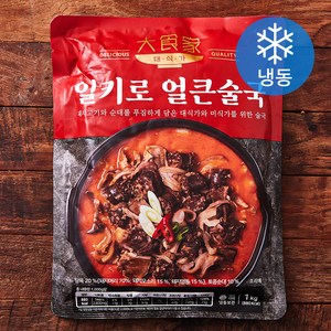 대식가 일키로 얼큰술국 (냉동), 1kg, 1개