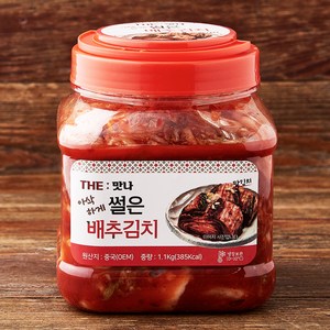 인우 더맛나 썰은 배추김치, 1.1kg, 1개