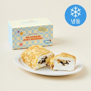 빌리엔젤 커스터드 바닐라 수건 케이크 (냉동), 130g, 1개