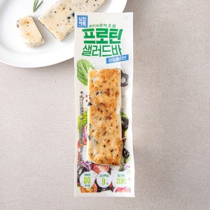 삼진어묵 프로틴 샐러드바 바질올리브, 80g, 1개