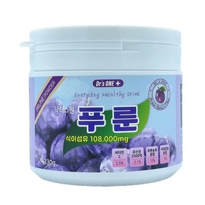 닥터스원 농축분말 푸룬 식이섬유 유산균, 1개, 330g