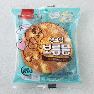 삼립 생크림 보름달, 80g, 1개