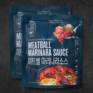 존쿡델리미트 미트볼 마리나라소스, 200g, 2개