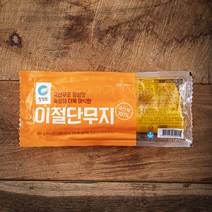 청정원 이절단무지, 350g, 1개