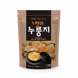 엄마사랑 한끼든든 현미누룽지, 1kg, 1개