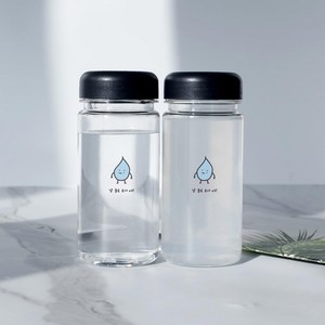 가쯔 마이보틀 무지 텀블러 2p + 스티커 2p 세트, 물, 400ml, 1세트