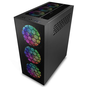 쓰리알시스템 풍통 PC 케이스 빅 타워 BLACK T800