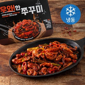 우와한 쭈꾸미 매운맛 (냉동), 300g, 1개