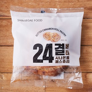 신세계푸드 24결 버터 시나몬롤 페스츄리, 79g, 1개