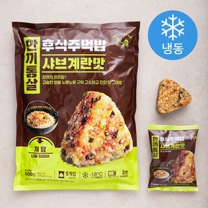 한끼통살 후식주먹밥 샤브계란맛 5개입 (냉동), 500g, 1개