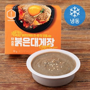 설래담 가니미소G 더진한 붉은대게장 (냉동), 80g, 1개