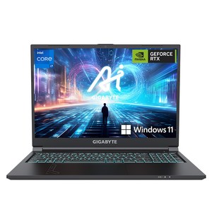 기가바이트 2024 게이밍 G6 16 코어i7 인텔 13세대 지포스 RTX 4060, Iron Gray, 1TB, 16GB, WIN11 Home, G6 KF-H3KR85H