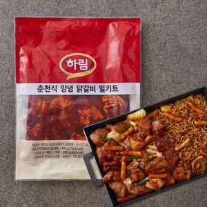 하림 춘천식 양념 닭갈비 밀키트, 705g, 1개