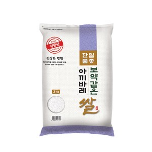 대한농산 보약같은 경기 추청 아끼바레쌀 상등급, 3kg, 1개