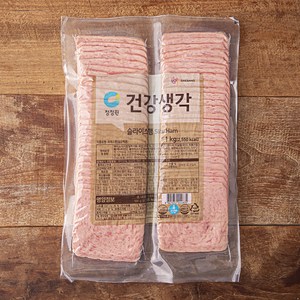 청정원 건강생각 슬라이스햄, 1kg, 1개