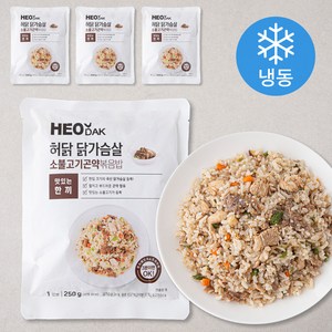 허닭 닭가슴살 소불고기 곤약 볶음밥 1인분 (냉동), 250g, 4팩