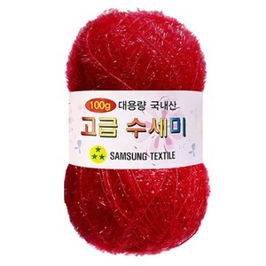 yana 대용량 고급 수세미 100g, 레드, 1개