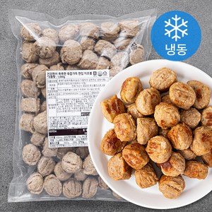 건강한끼 대용량 촉촉한 육즙가득 한입 미트볼 (냉동), 1kg, 1개