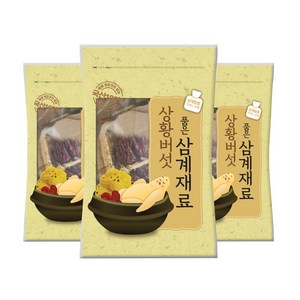 올바른상회 상황버섯 품은 삼계재료, 3개, 100g