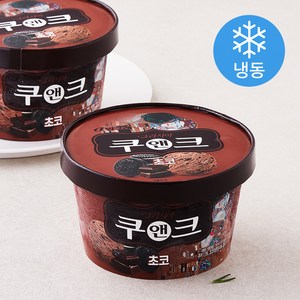 빙그레 그라시아 쿠앤크 초코 (냉동), 750ml, 2개