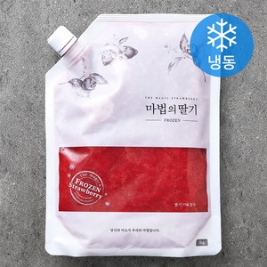 마법의딸기 프리미엄 수제딸기청 (냉동), 1kg, 1개