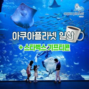 [일산] 아쿠아플라넷 일산 입장권 스타벅스 카페 아메리카노 기프티콘 쿠폰