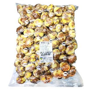반깐밤 3kg 국내산 24년 햇밤 실속 대용량 밤 알밤 생율 마롱 깐밤 까기힘든 겉껍질만 쏙 쪽빛누리, 1개