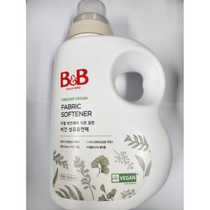 비앤비 유아 무향 비건 섬유유연제 용기형, 1.5L, 1개